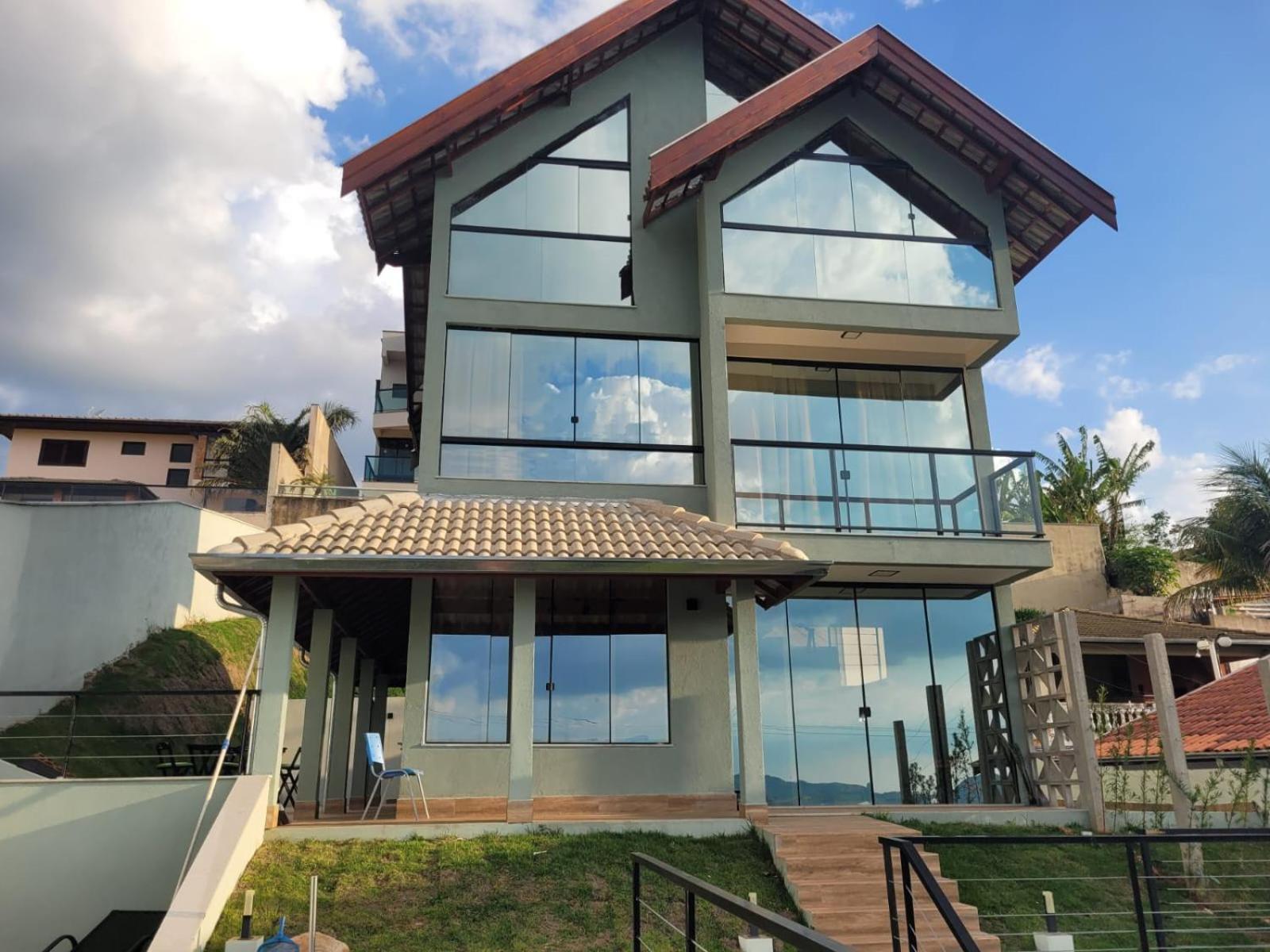 Villa Casa Nova, Piscina E Vista Para As Montanhas Águas de Lindóia Exterior foto